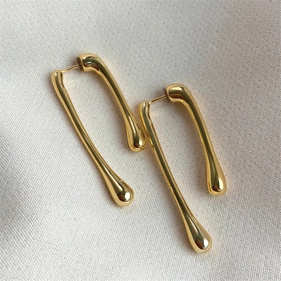 ⚜️𝟯𝟬%𝗢𝗙𝗙 𝗯𝘂𝗻𝗱𝗹𝗲𝘀 𝟯+⚜️ NEW Oozing Contemporary Jacket Earrings - Picture 11 of 15